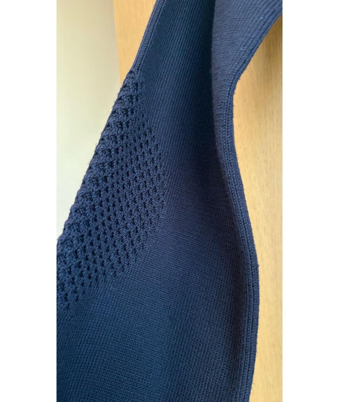 FENDI Темно-синий хлопковый джемпер / свитер, фото 4