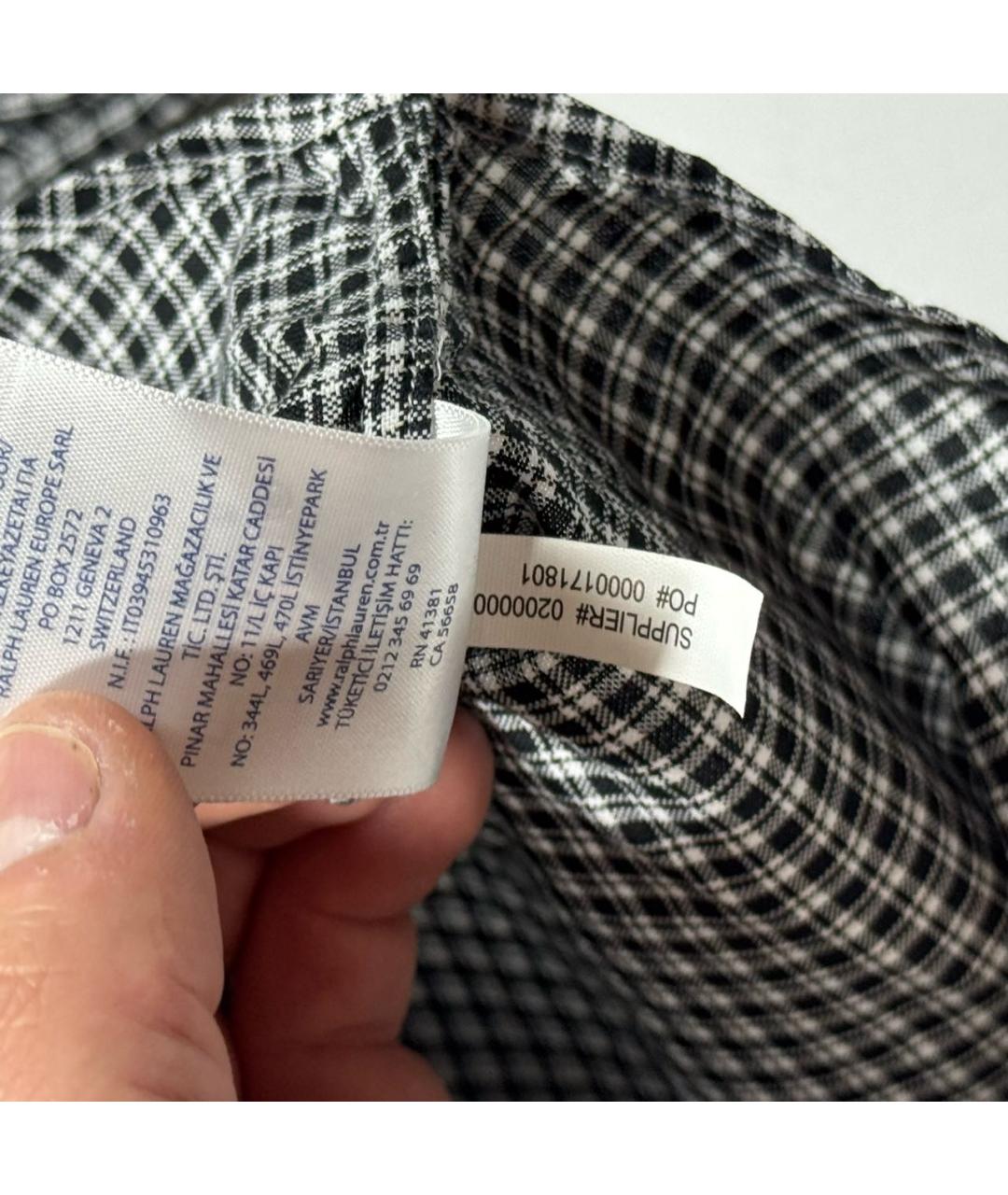 POLO RALPH LAUREN Белая хлопковая классическая рубашка, фото 6