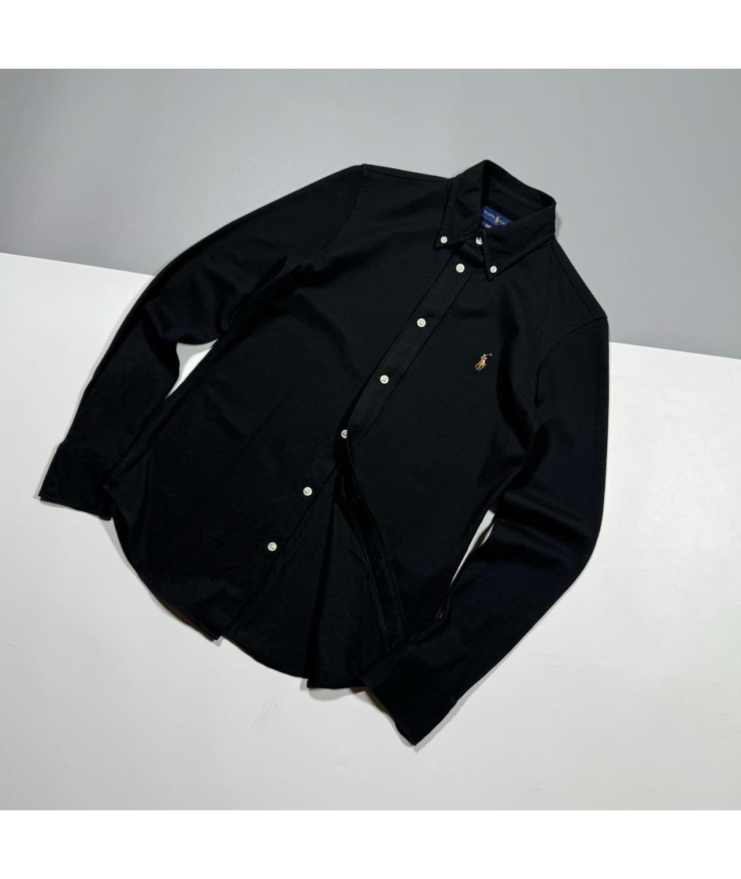 POLO RALPH LAUREN Черная хлопковая рубашка, фото 2