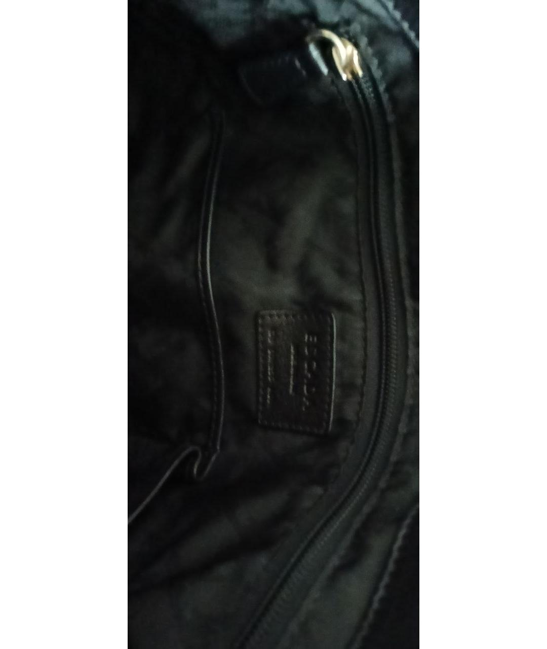 ESCADA Черная кожаная сумка через плечо, фото 4