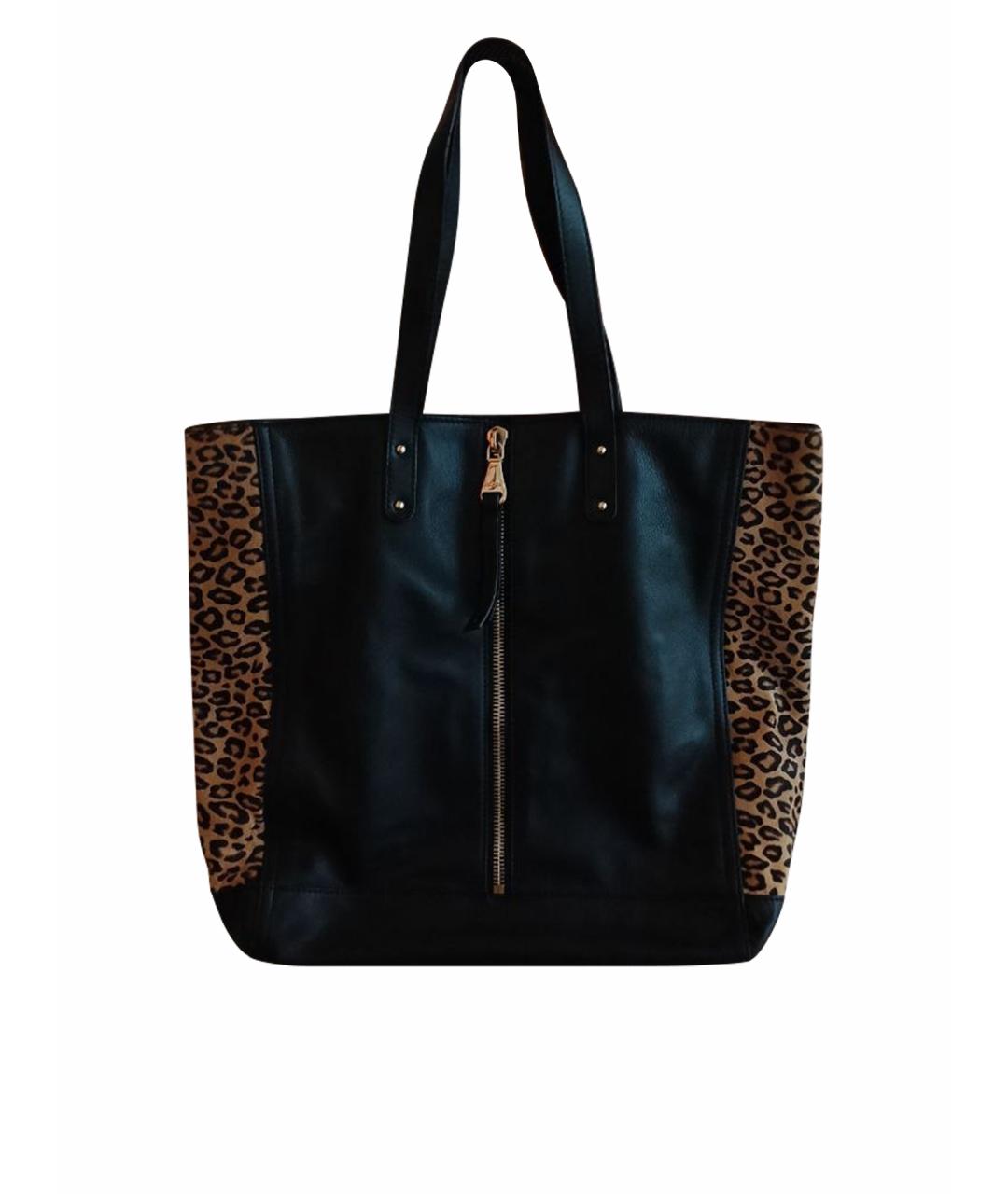 ESCADA Черная кожаная сумка через плечо, фото 1