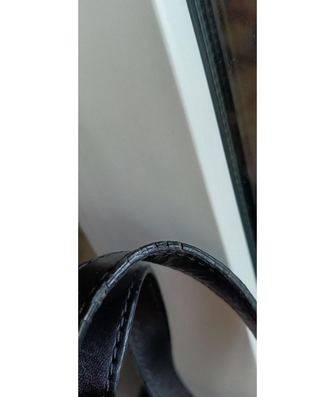 ESCADA Черная кожаная сумка через плечо, фото 9