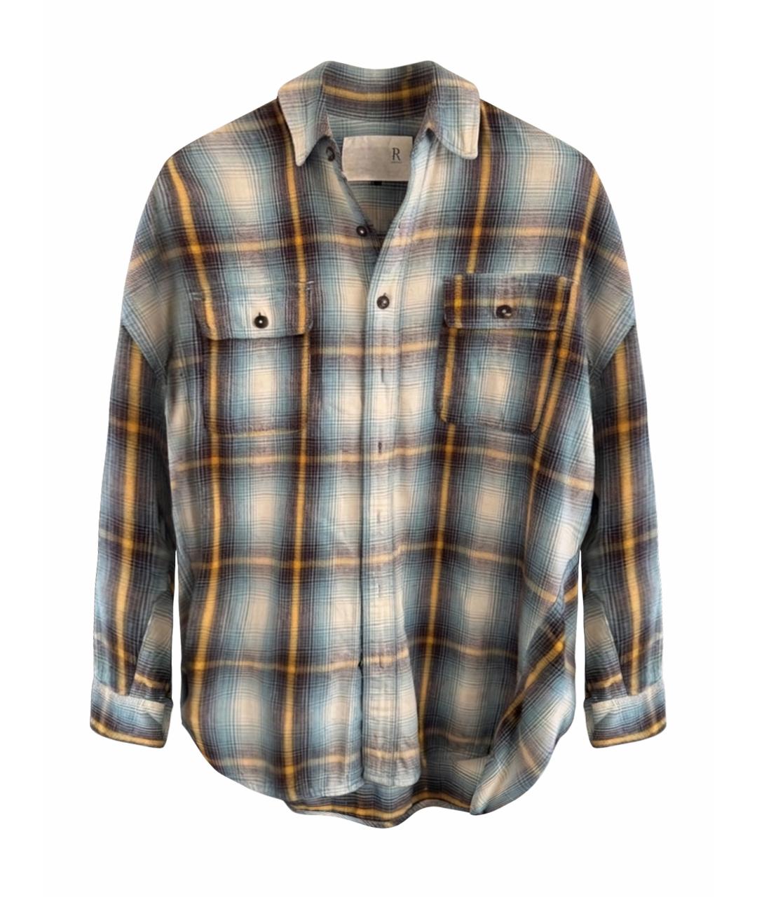 R13 Мульти хлопковая рубашка, фото 1