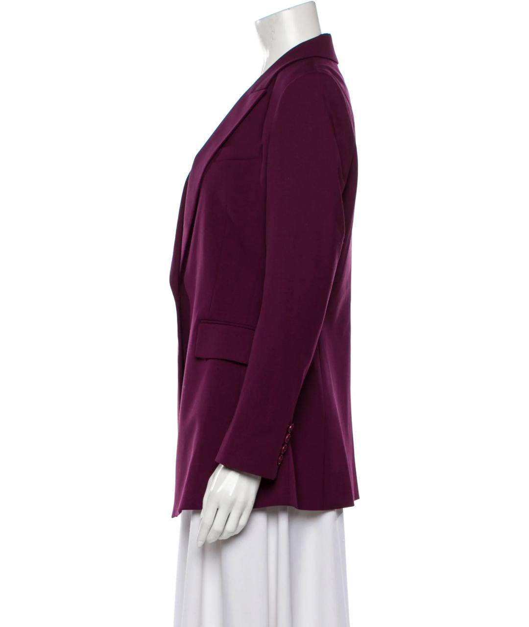 THEORY Бордовый шерстяной жакет/пиджак, фото 2