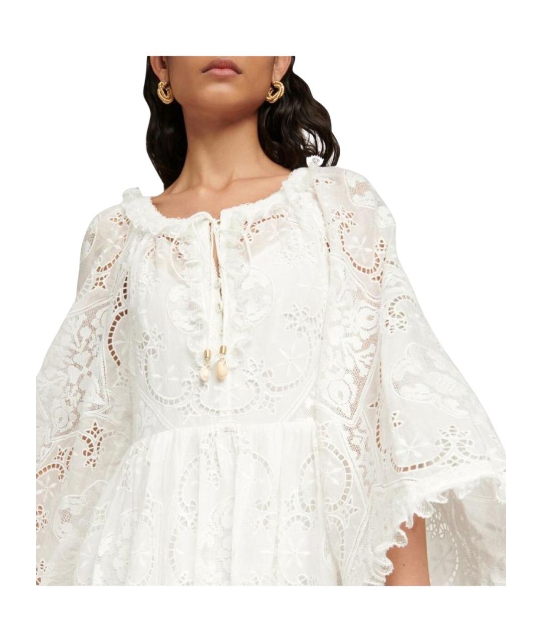 ZIMMERMANN Белое повседневное платье, фото 4