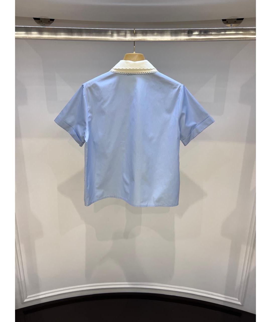 MIU MIU Голубая рубашка, фото 2