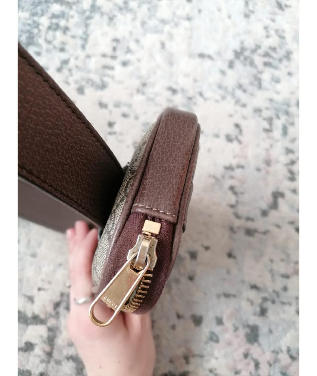 GUCCI Бежевая поясная сумка, фото 8