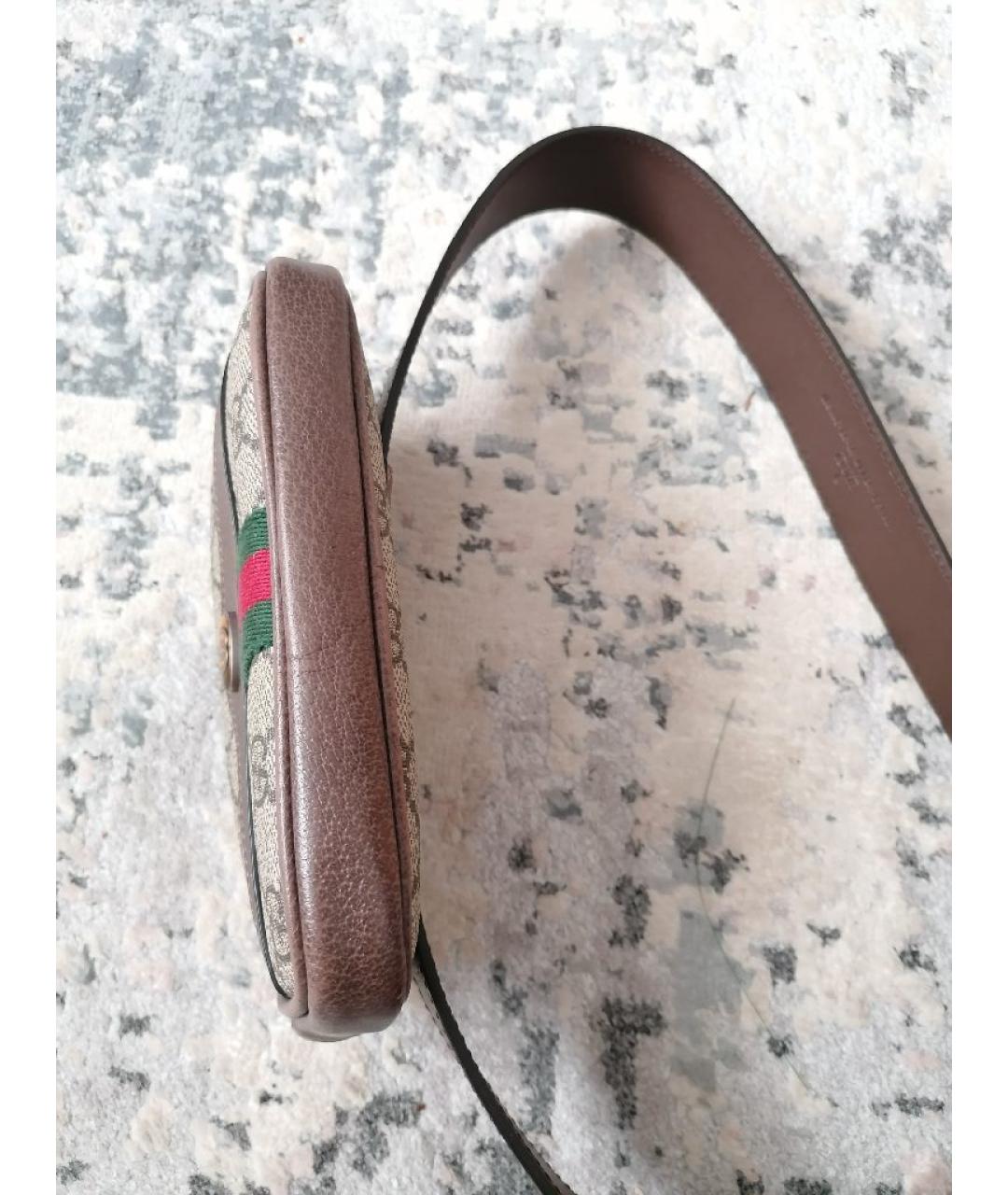 GUCCI Бежевая поясная сумка, фото 9