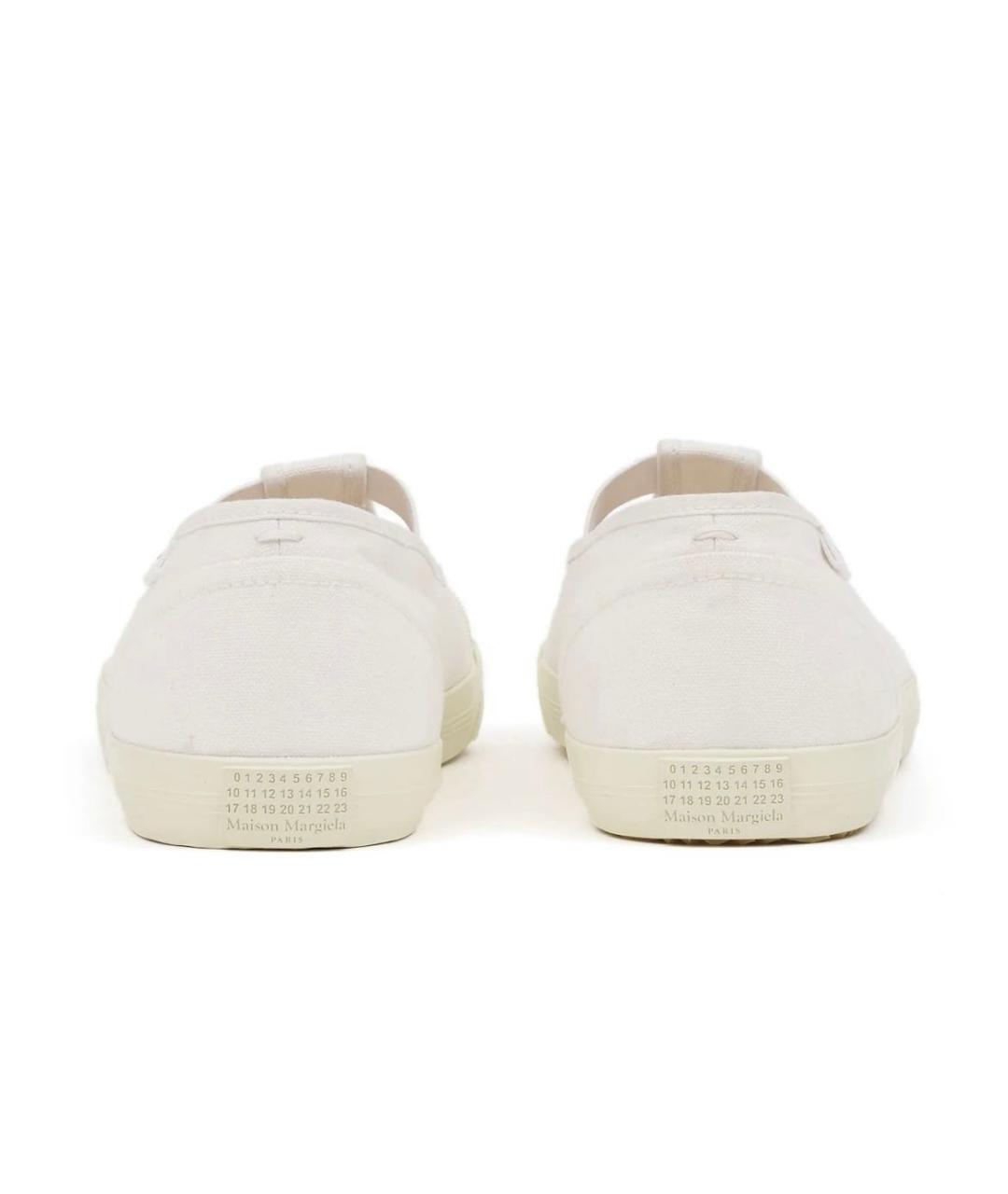 MAISON MARGIELA Белые текстильные кеды, фото 4