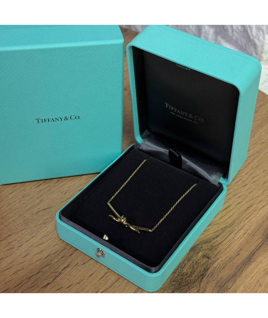 TIFFANY&CO Золотая подвеска из желтого золота, фото 3