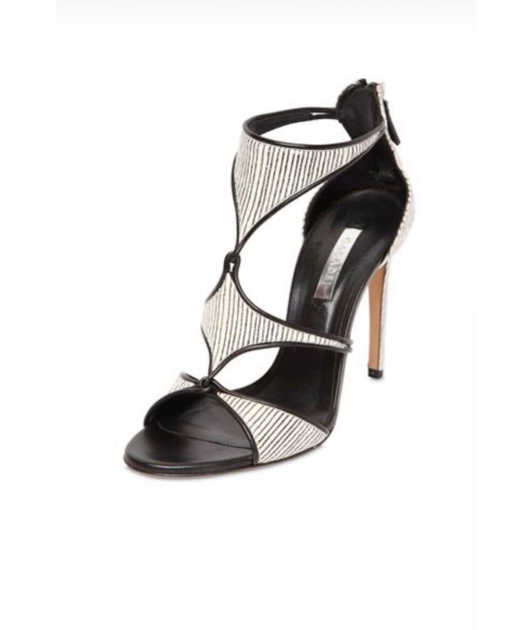 CASADEI Бежевые кожаные босоножки, фото 2