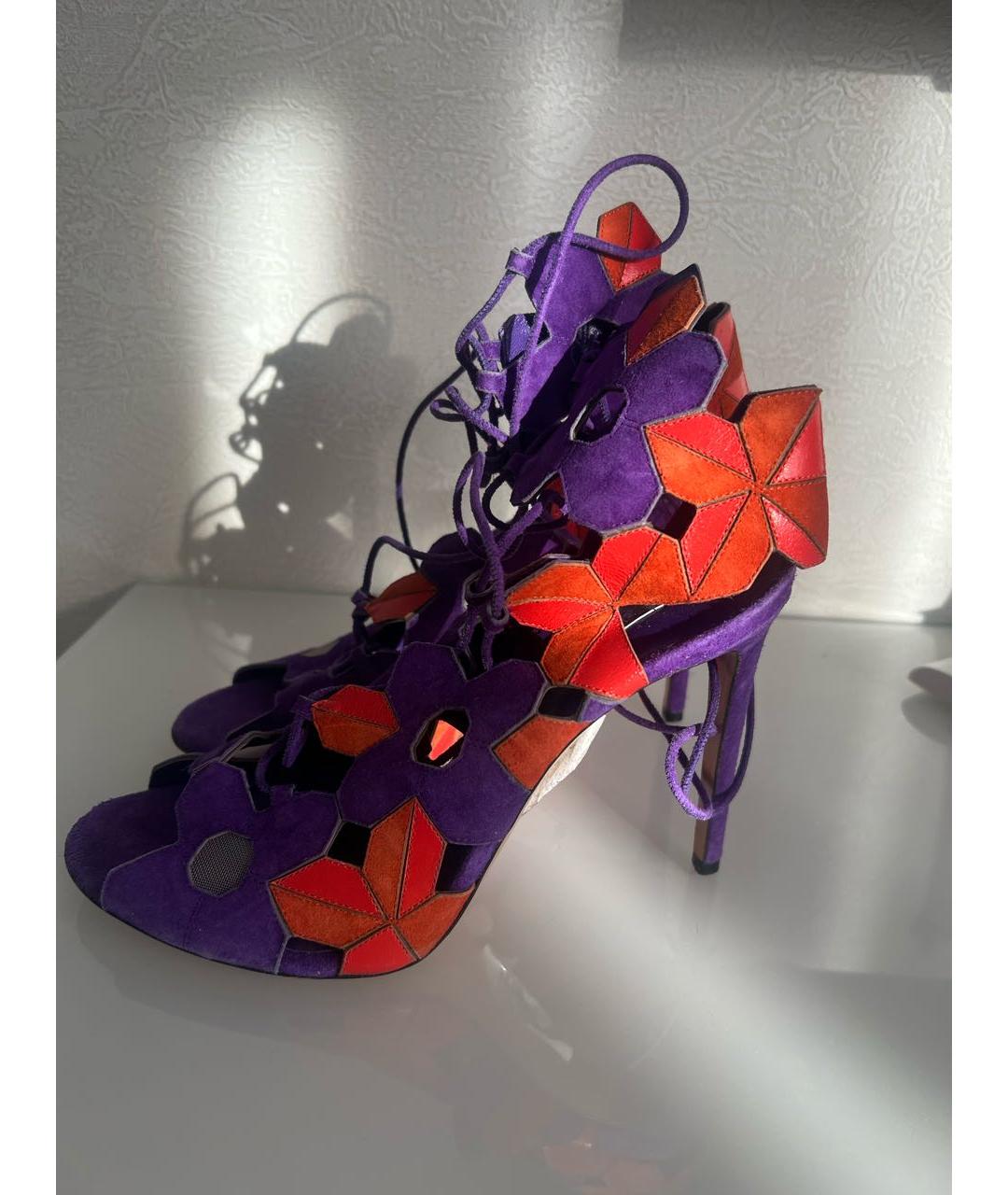 CASADEI Мульти замшевые босоножки, фото 2