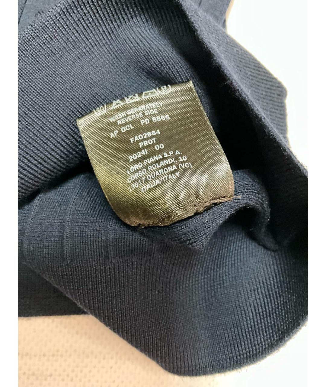 LORO PIANA Синий шерстяной джемпер / свитер, фото 5