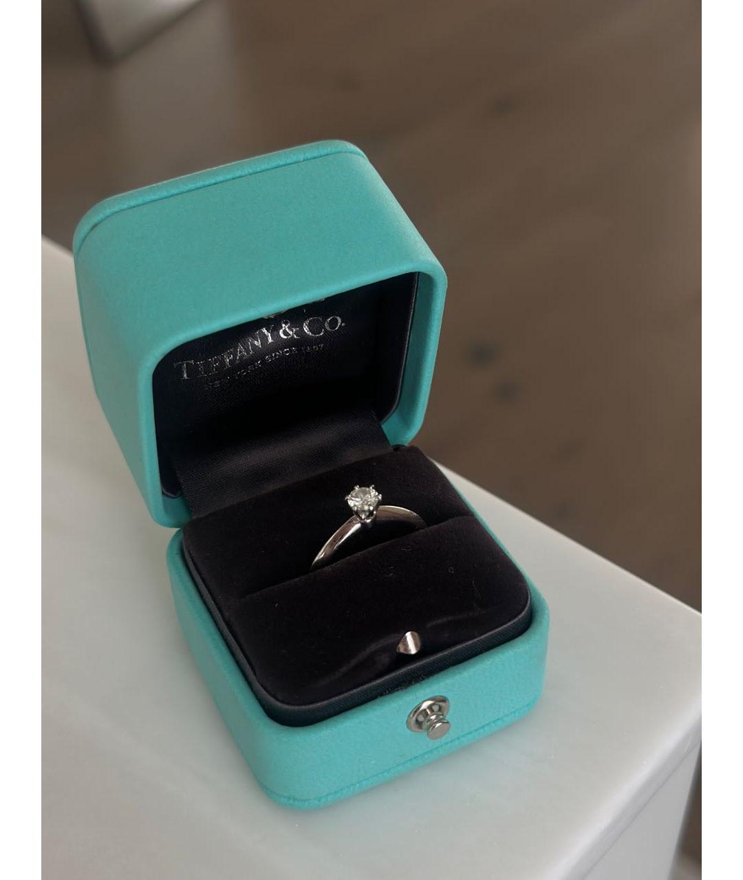 TIFFANY&CO Серебряное платиновое кольцо, фото 2