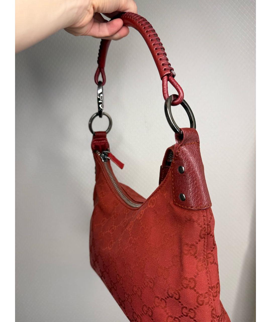 GUCCI Красная сумка через плечо, фото 3