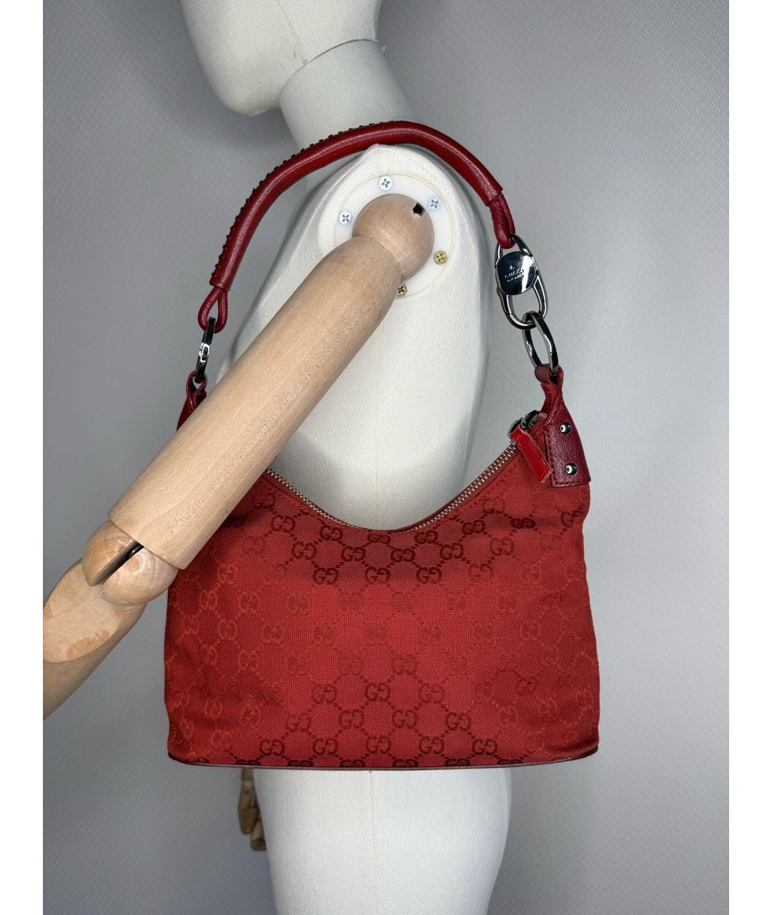 GUCCI Красная сумка через плечо, фото 4