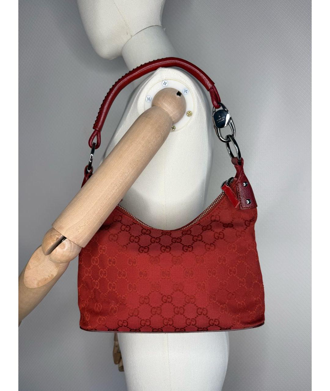 GUCCI Красная сумка через плечо, фото 7