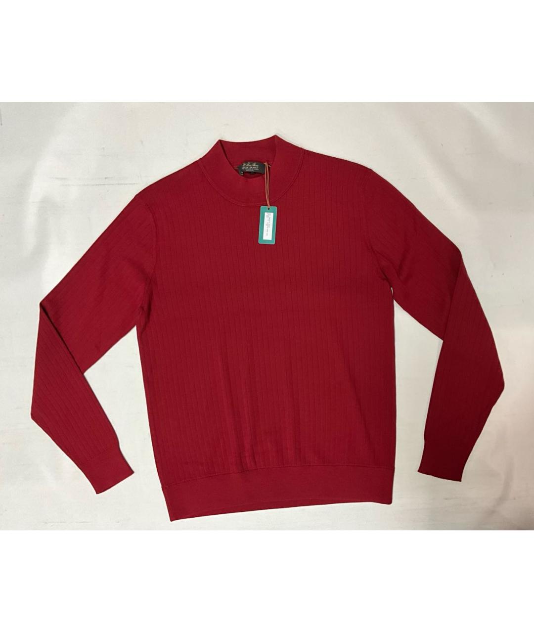 LORO PIANA Коричневая шерстяная водолазка, фото 6