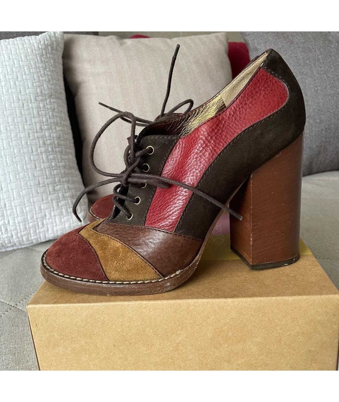 DOLCE&GABBANA Мульти замшевые ботильоны, фото 6