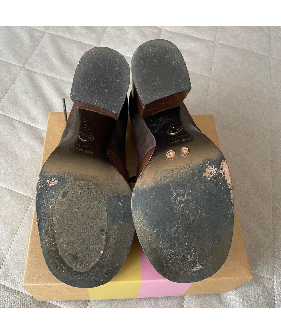 DOLCE&GABBANA Мульти замшевые ботильоны, фото 7