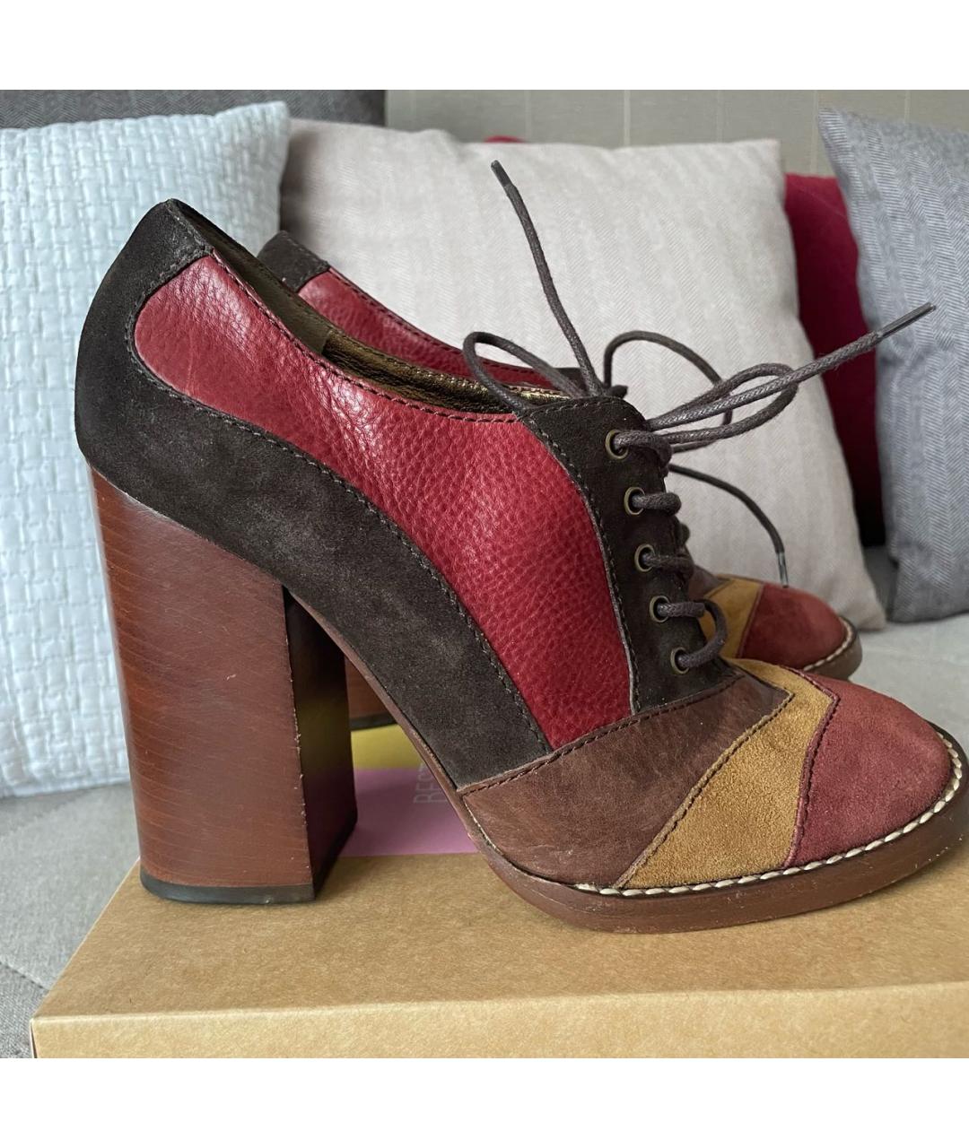 DOLCE&GABBANA Мульти замшевые ботильоны, фото 9