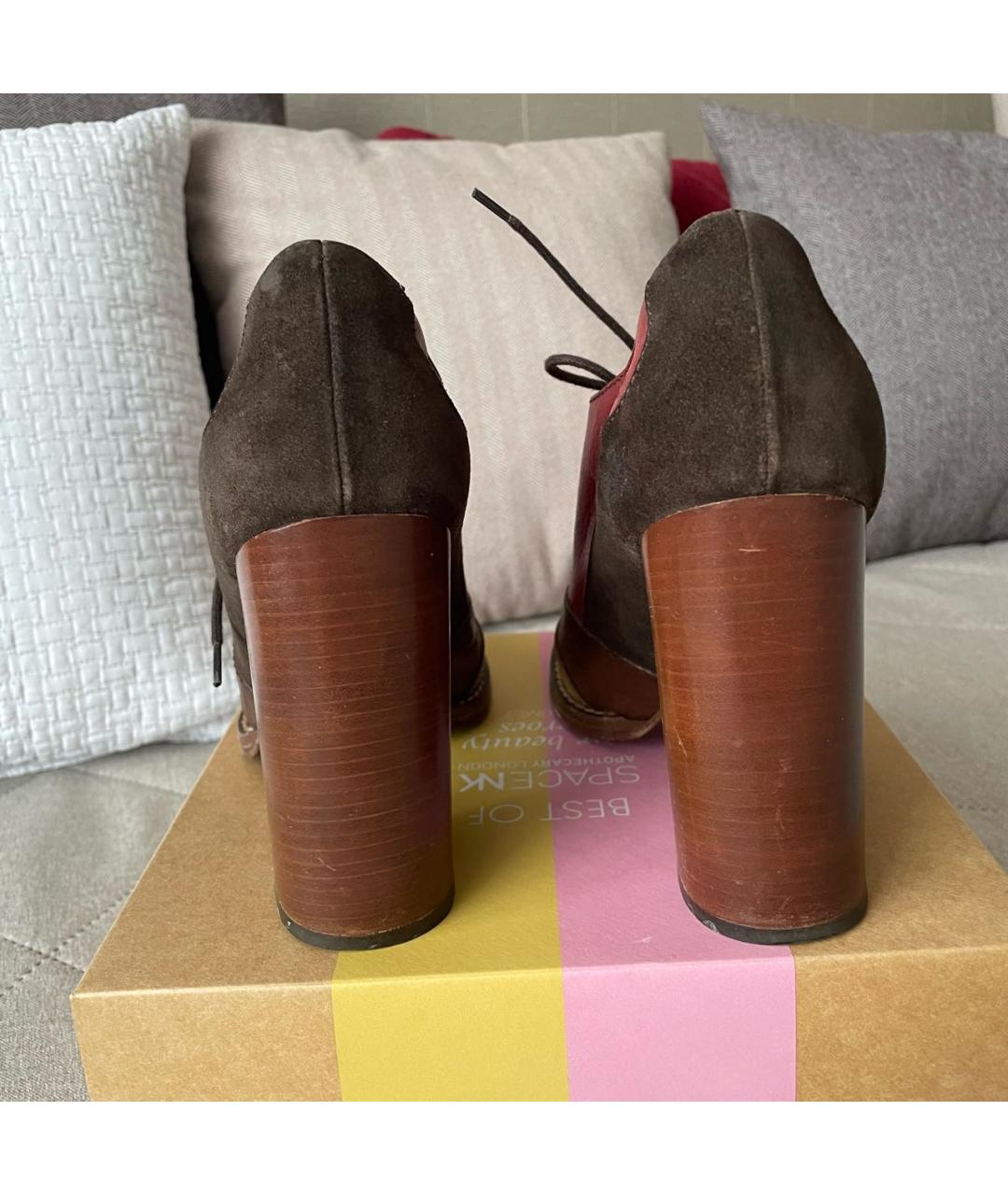 DOLCE&GABBANA Мульти замшевые ботильоны, фото 4