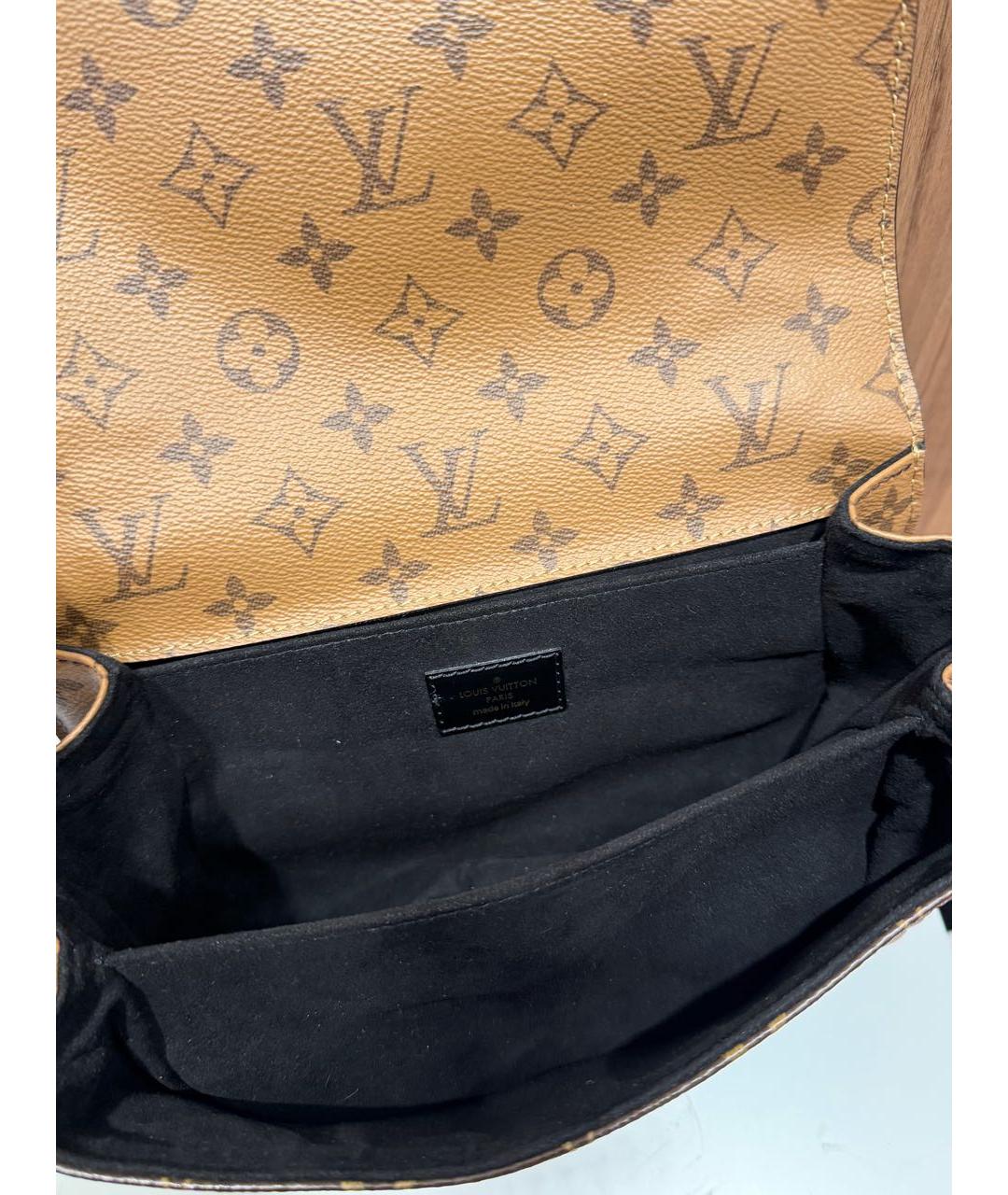 LOUIS VUITTON Коричневая сумка через плечо, фото 4