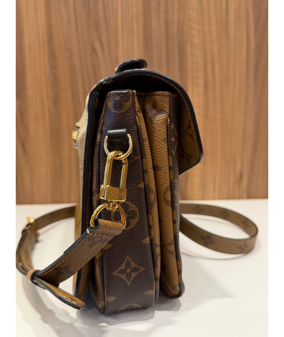 LOUIS VUITTON Коричневая сумка через плечо, фото 2