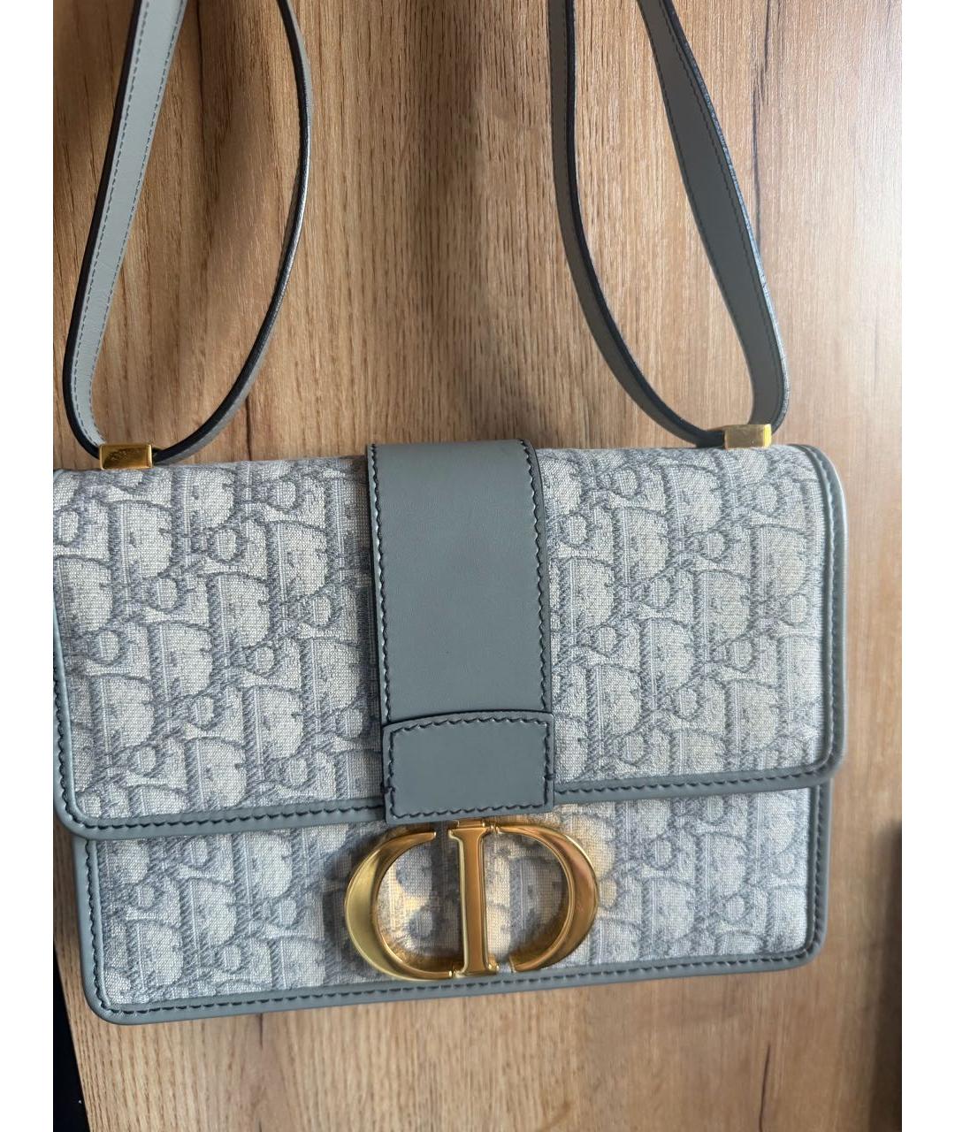 CHRISTIAN DIOR Серая сумка через плечо, фото 7