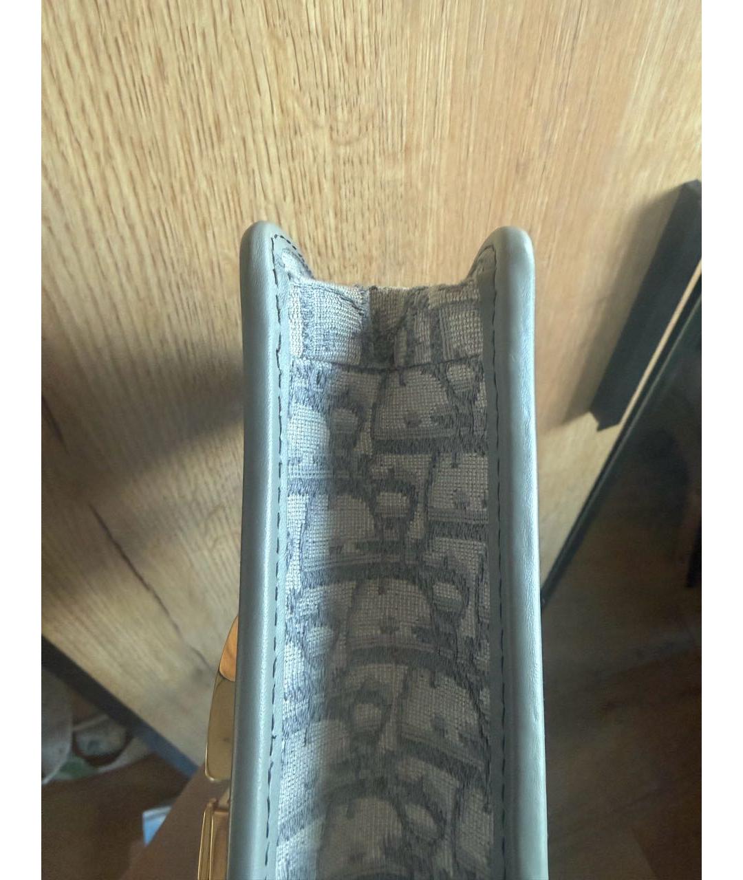 CHRISTIAN DIOR Серая сумка через плечо, фото 4