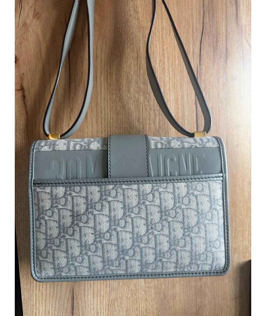 CHRISTIAN DIOR Серая сумка через плечо, фото 2