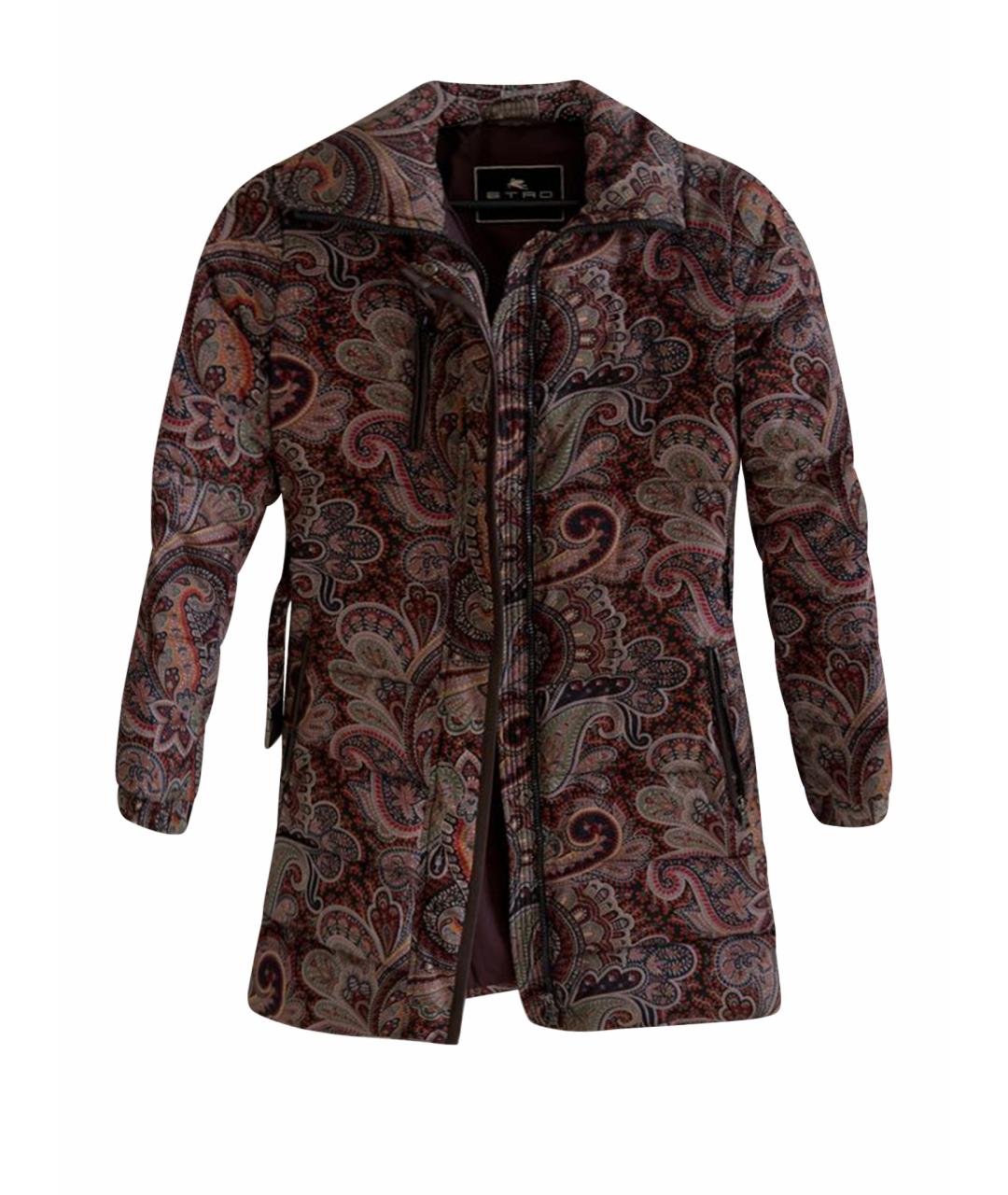 ETRO Бордовый полиэстеровый пуховик, фото 1