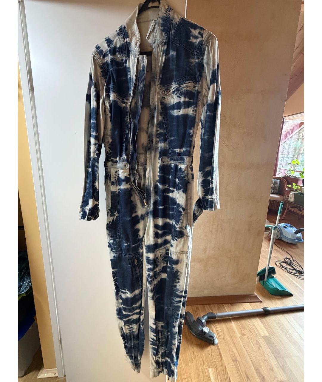 STELLA MCCARTNEY Голубой хлопковый комбинезон, фото 4