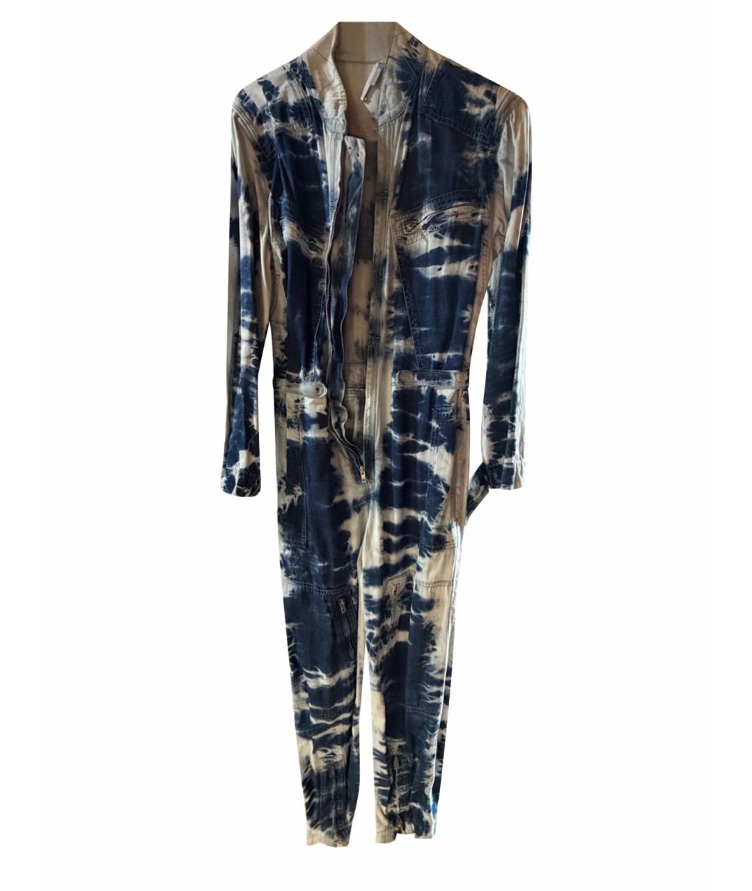 STELLA MCCARTNEY Голубой хлопковый комбинезон, фото 1