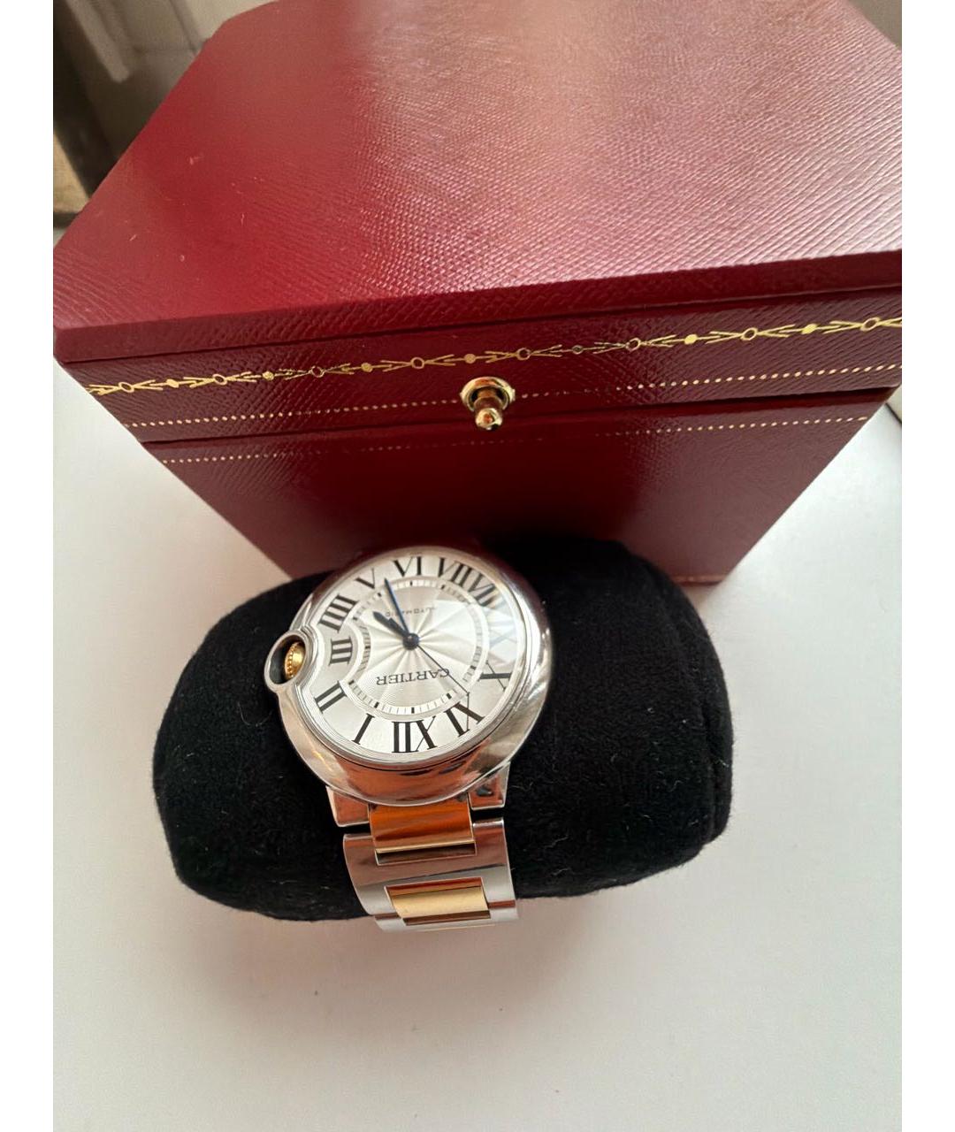 CARTIER Белые металлические часы, фото 2