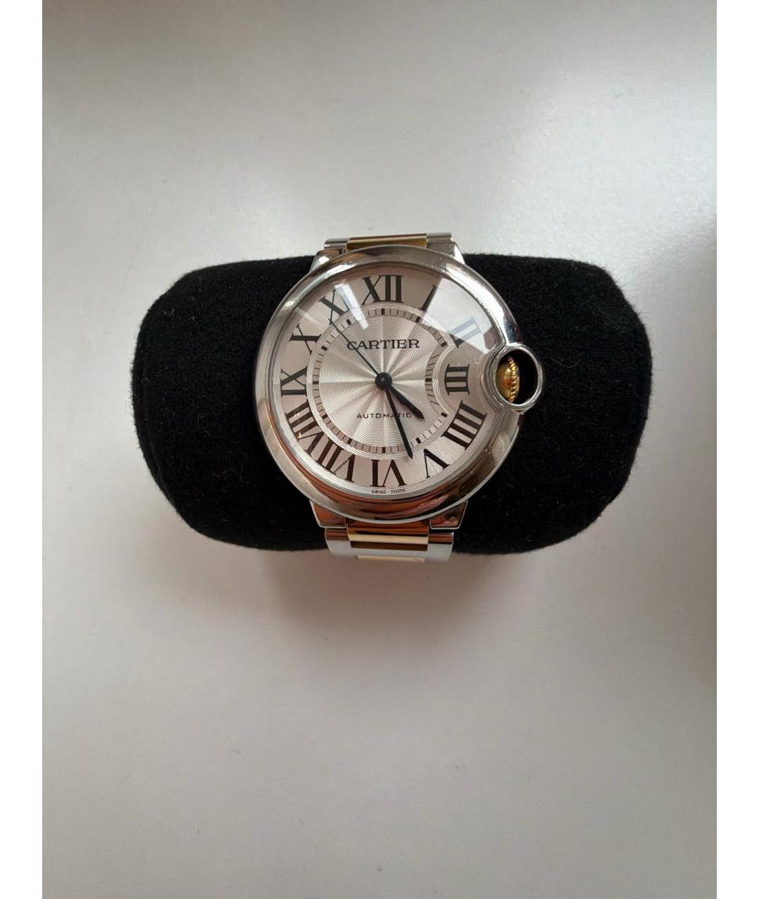 CARTIER Белые металлические часы, фото 5