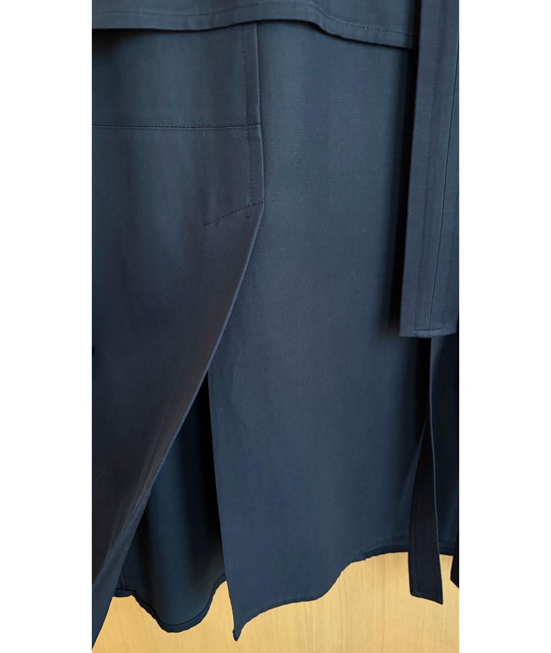 3.1 PHILLIP LIM Темно-синее вискозное повседневное платье, фото 4