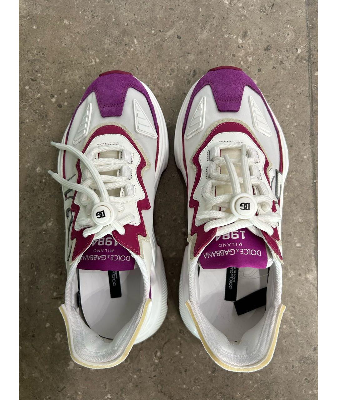 DOLCE&GABBANA Мульти текстильные кроссовки, фото 3