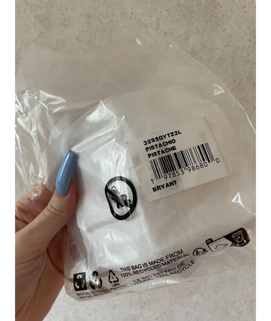 MICHAEL KORS Хаки кожаный кошелек, фото 6