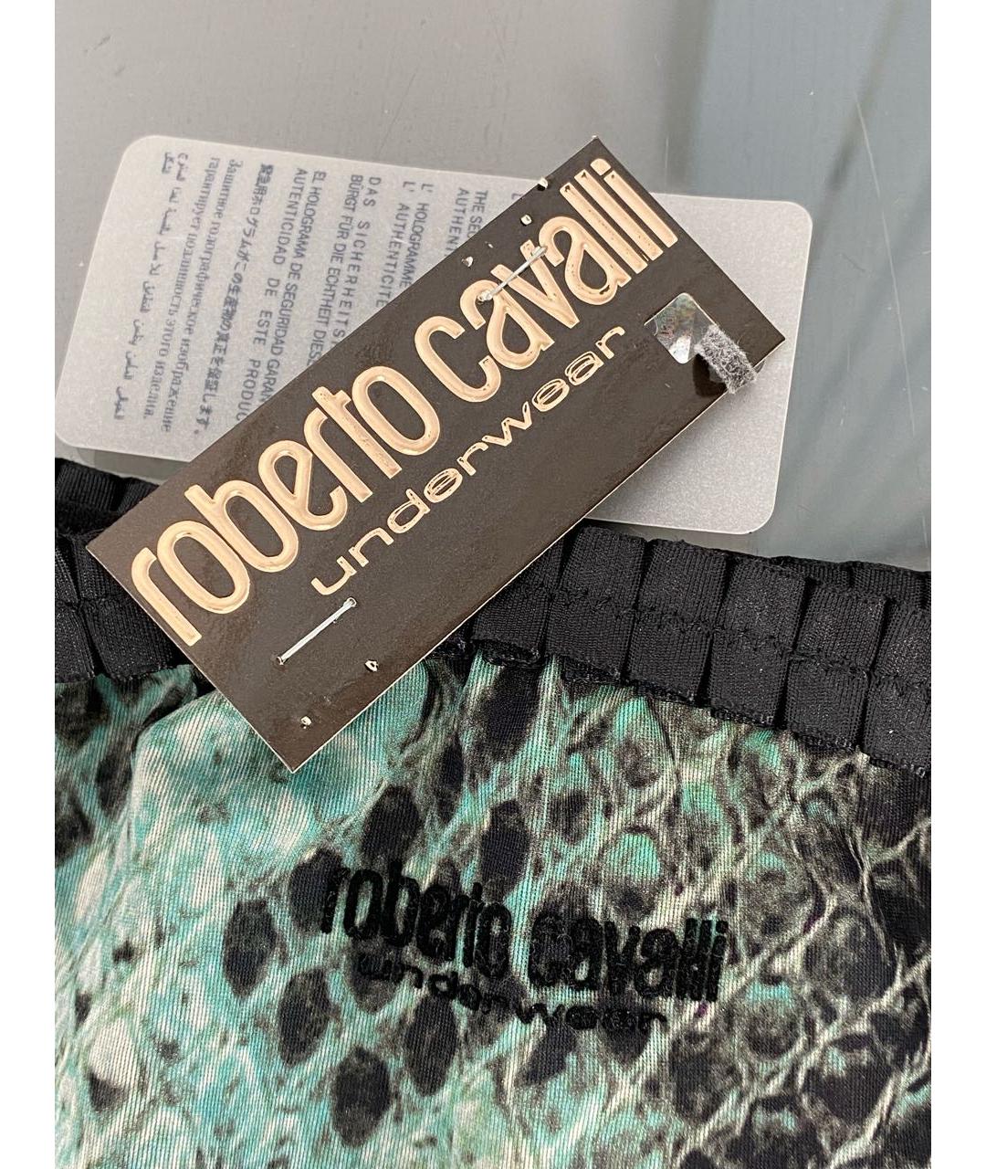 ROBERTO CAVALLI Зеленая полиамидовая майка, фото 4