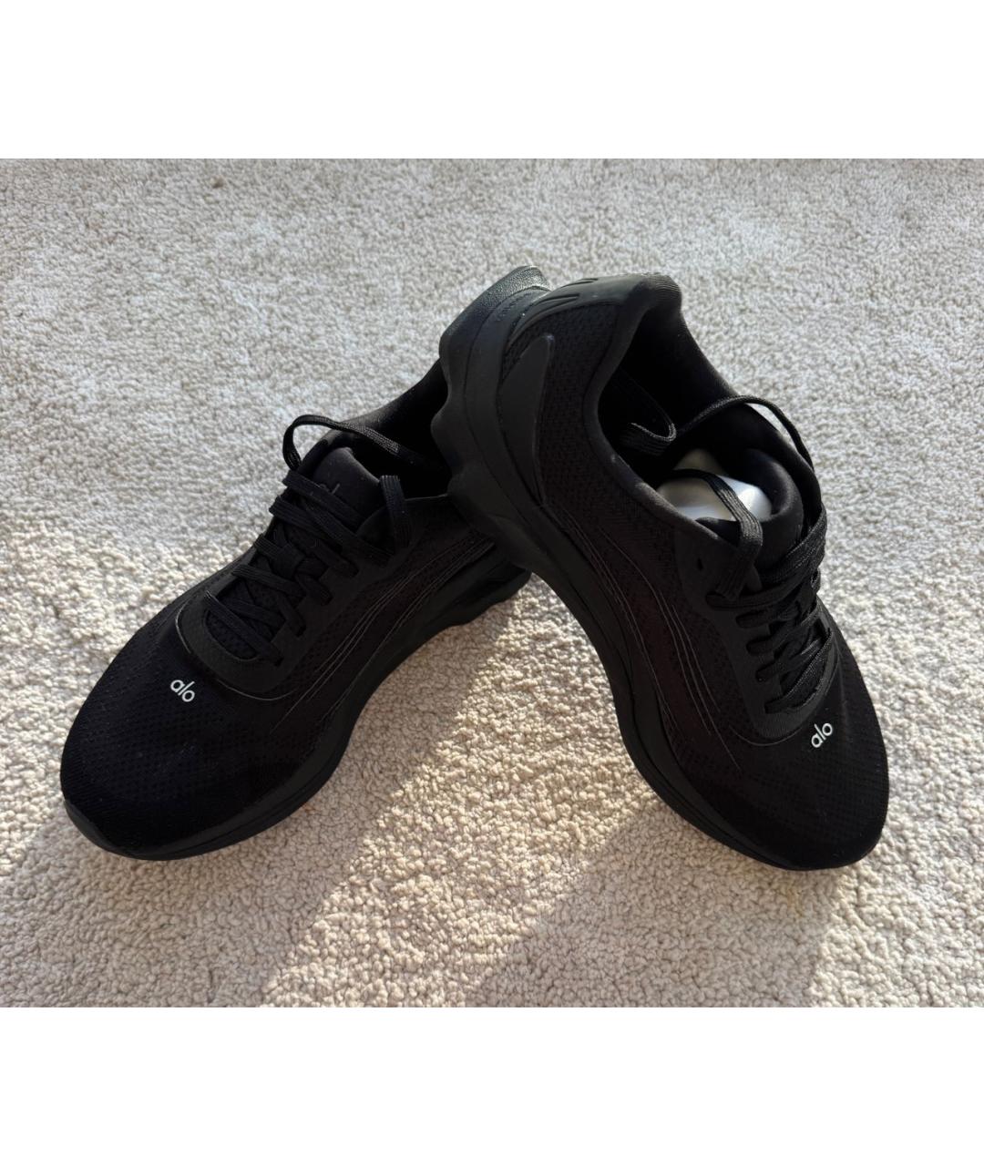 ALO YOGA Черные текстильные кроссовки, фото 6