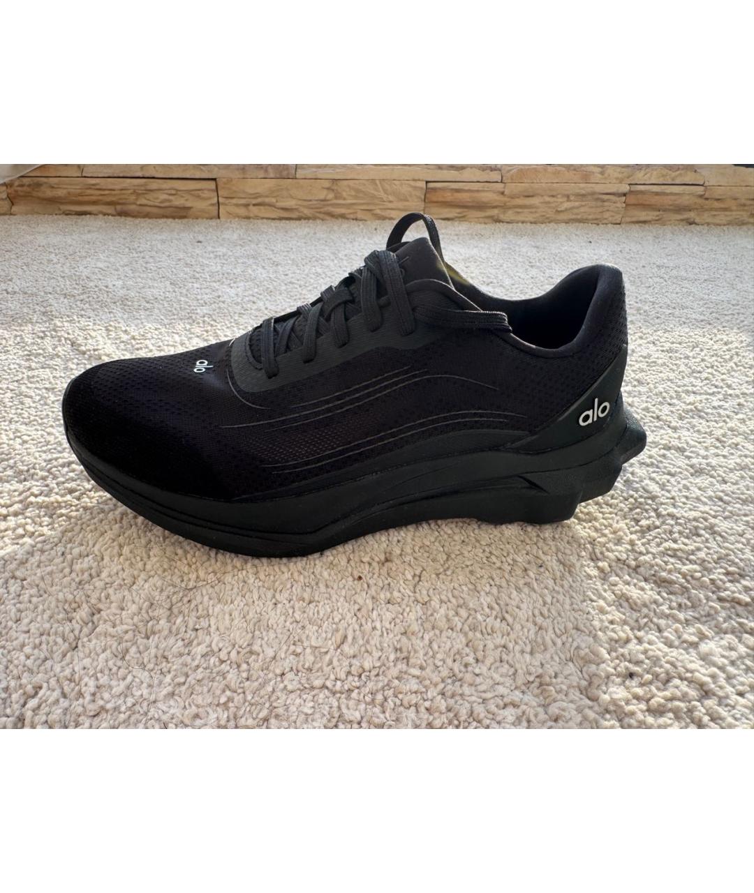ALO YOGA Черные текстильные кроссовки, фото 8