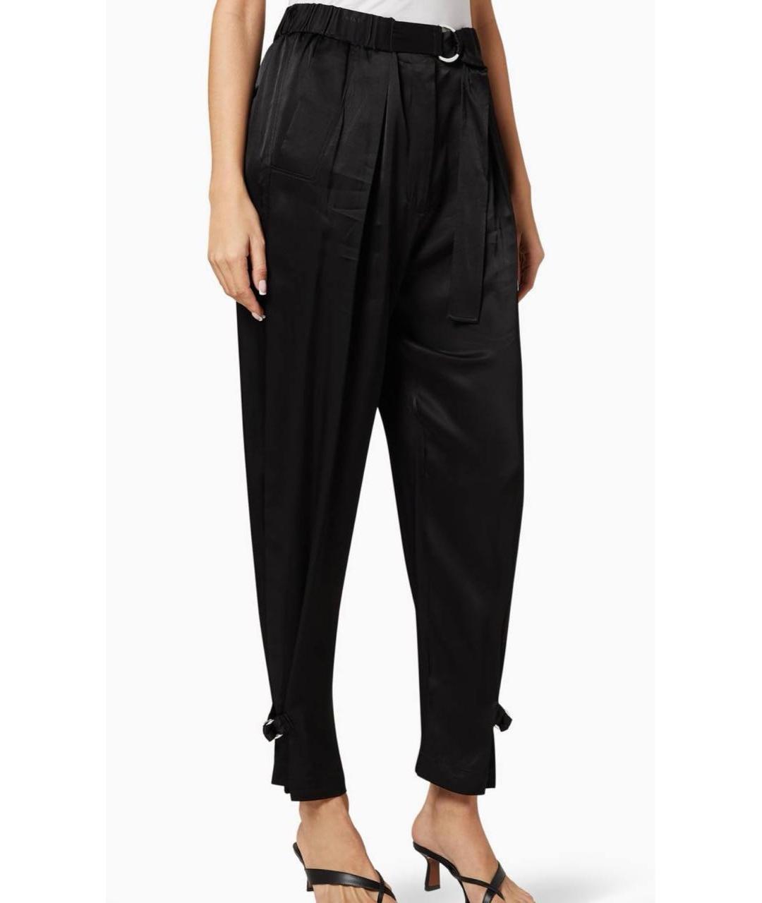 3.1 PHILLIP LIM Черные вискозные брюки широкие, фото 8