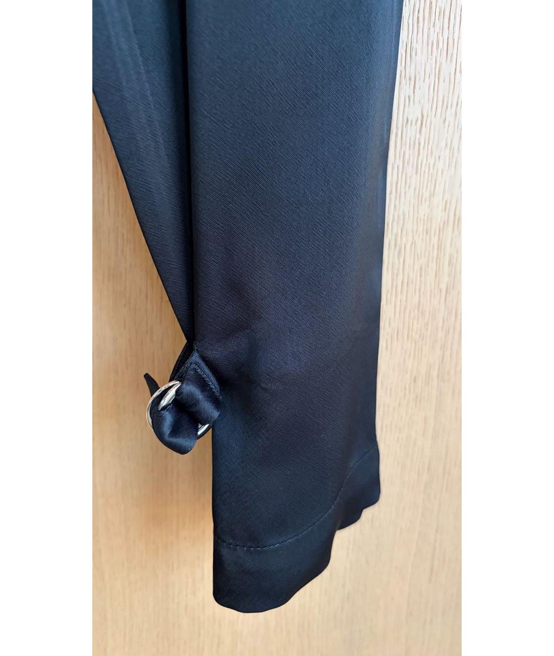 3.1 PHILLIP LIM Черные вискозные брюки широкие, фото 5