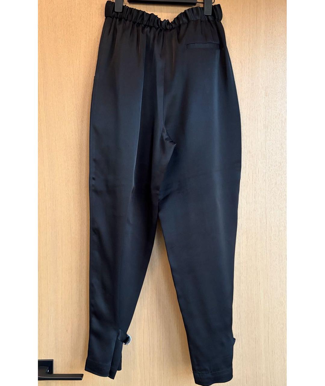 3.1 PHILLIP LIM Черные вискозные брюки широкие, фото 2