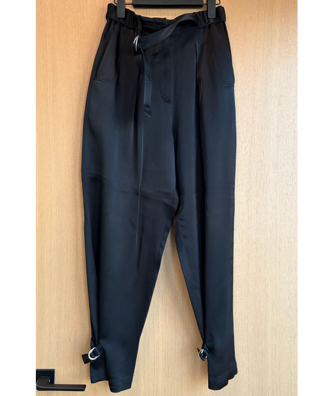 3.1 PHILLIP LIM Черные вискозные брюки широкие, фото 9