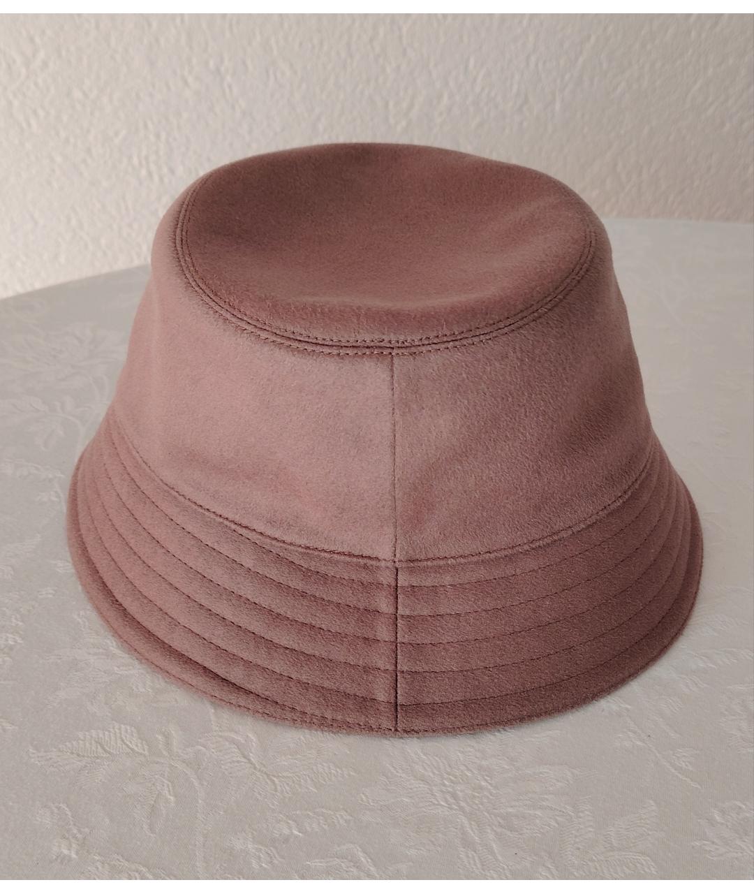 HERMES Бежевая кашемировая шляпа, фото 2