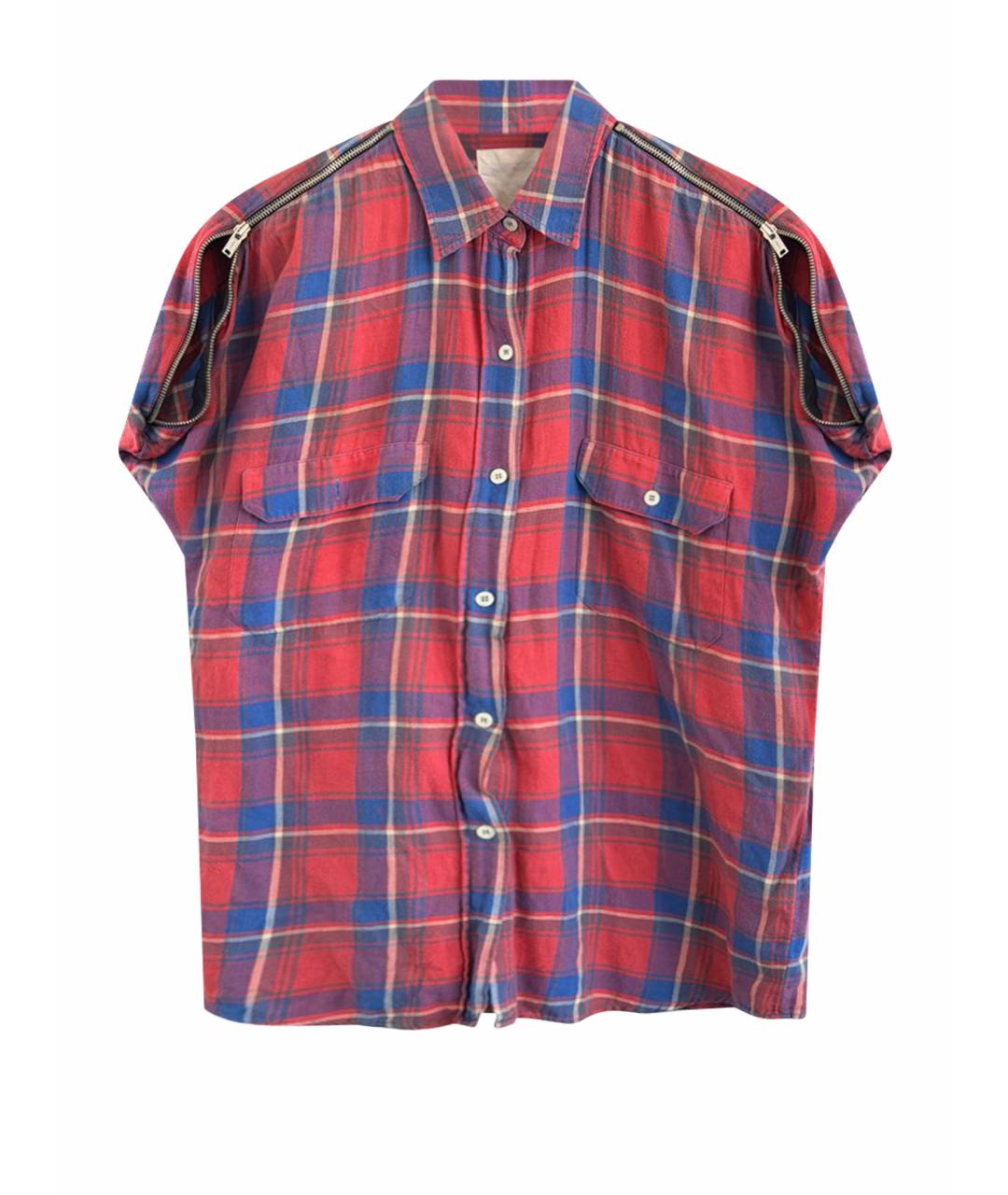 R13 Красная хлопковая рубашка, фото 1