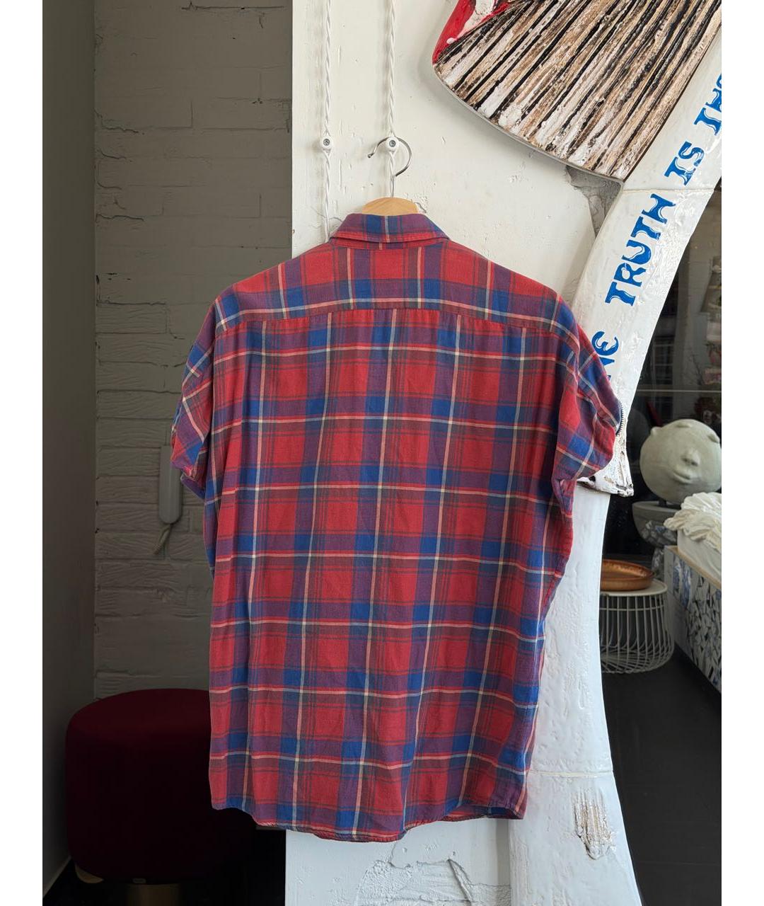 R13 Красная хлопковая рубашка, фото 2