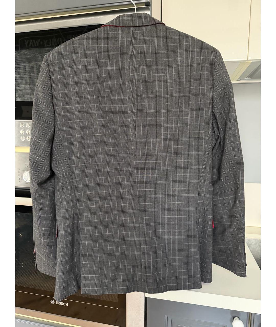 HUGO Серый повседневный костюм, фото 4